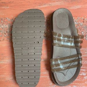 Gorgeous rose gold sandals summer is here shop now